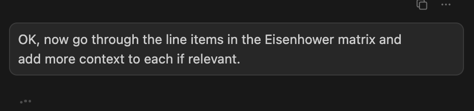 Add more context to each item